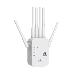 2.4GHz WiFi Extender 300Mbps Signal Booster Indoor Network Booster Ethernet Port Home IP Network